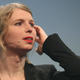 Chelsea Manning, in what she said is her first strip outside of the United States since she was released from a U.S. prison, speaks at the annual re:publica conferences on their opening day on May 2, 2018 in Berlin, Germany.